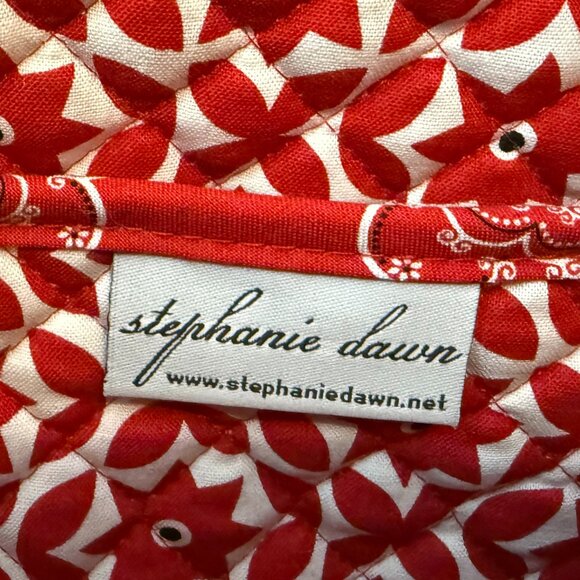 STEPHANIE DAWN BAG IN AMERICA RED - Picture 10 of 12